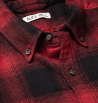 Alex Mill - Button-Down Collar Checked Cotton-Flannel Shirt - Red