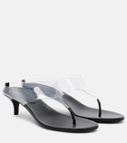 Magda Butrym Leather and PVC thong sandals