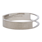 Maison Margiela Silver Cut-Out Bracelet