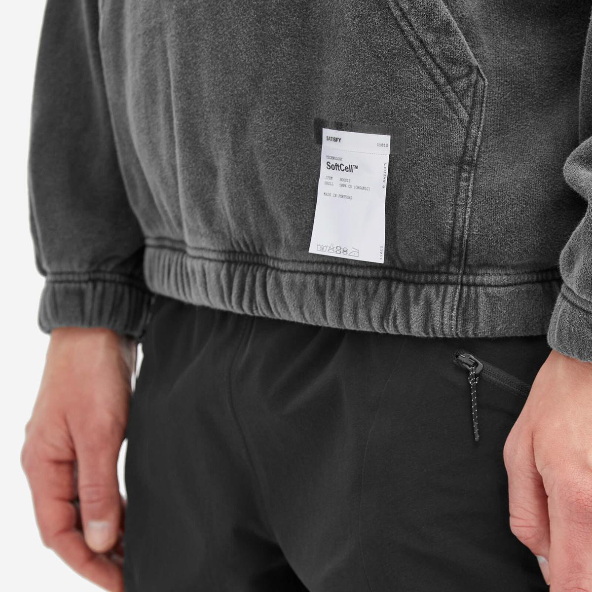 Satisfy Men's SoftCell Hoodie - Aged Black