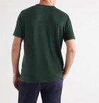 Theory - Essential Flex Stretch-Linen T-Shirt - Green