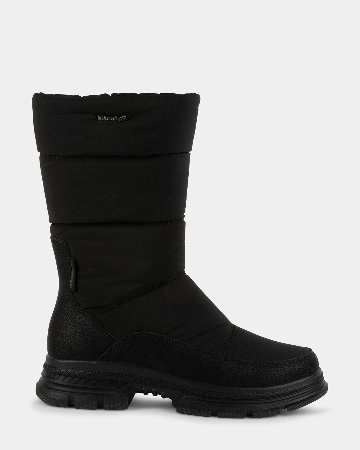 Steve Madden Elysia Boots in Black Fabric