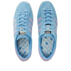 Adidas Blue Grass Sneakers in Light Blue/Purple Tint/Off White