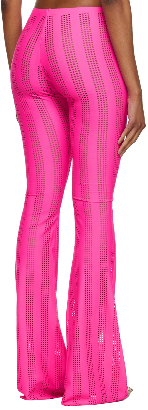 FAL-ASH Pink Lasercut Leggings