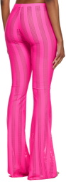 FAL-ASH Pink Lasercut Leggings