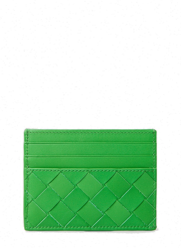 Photo: Intrecciato Card Holder in Green