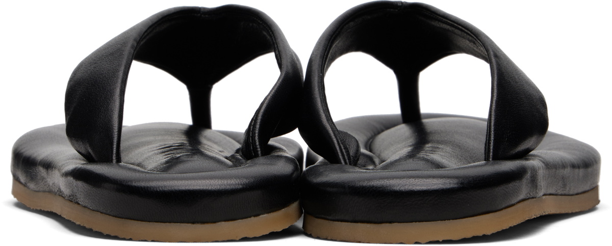 BY FAR Black Dasha 2.0 Flip-Flops