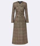 Emilia Wickstead Gilliane houndstooth wool-blend blazer dress