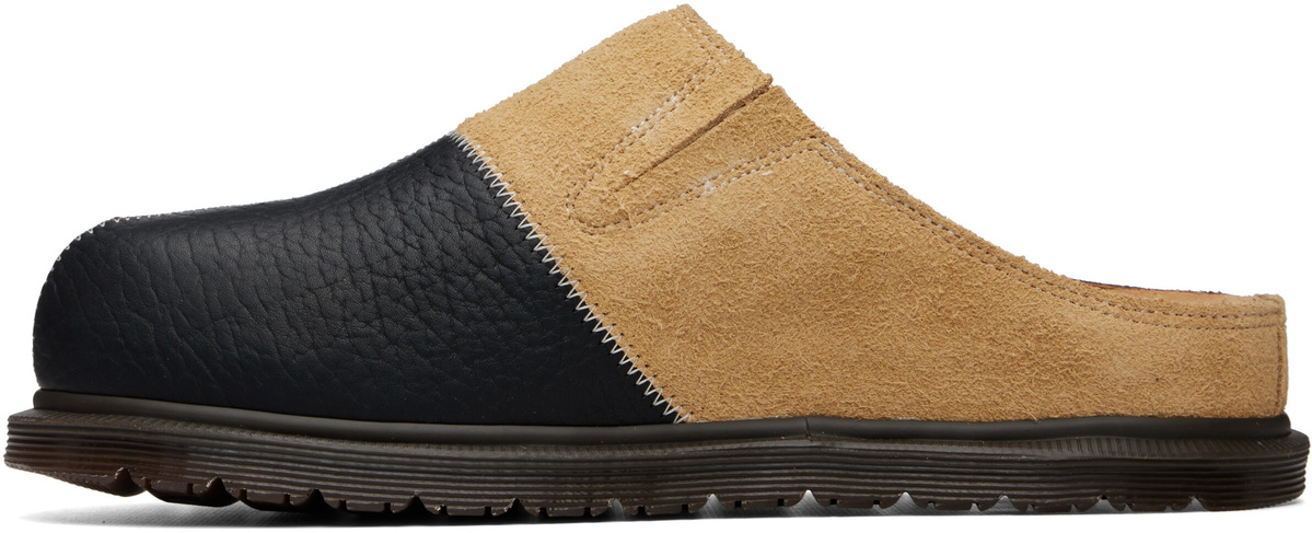 Dr. Martens Brown & Black San Patchwork Loafers