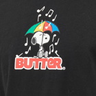 Butter Goods x Peanuts Umbrella T-Shirt in Black