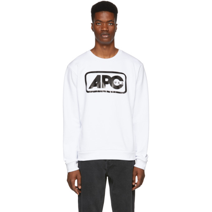 Photo: A.P.C. White U.S. Vince Sweatshirt