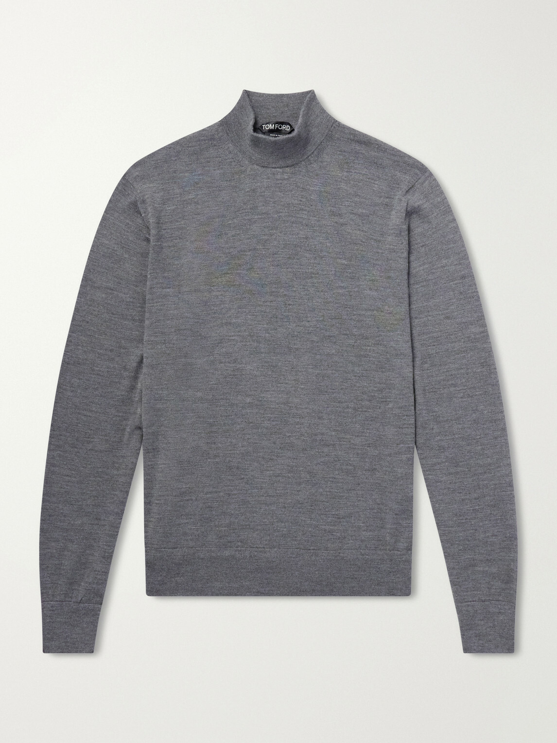 TOM FORD - Wool Rollneck Sweater - Gray