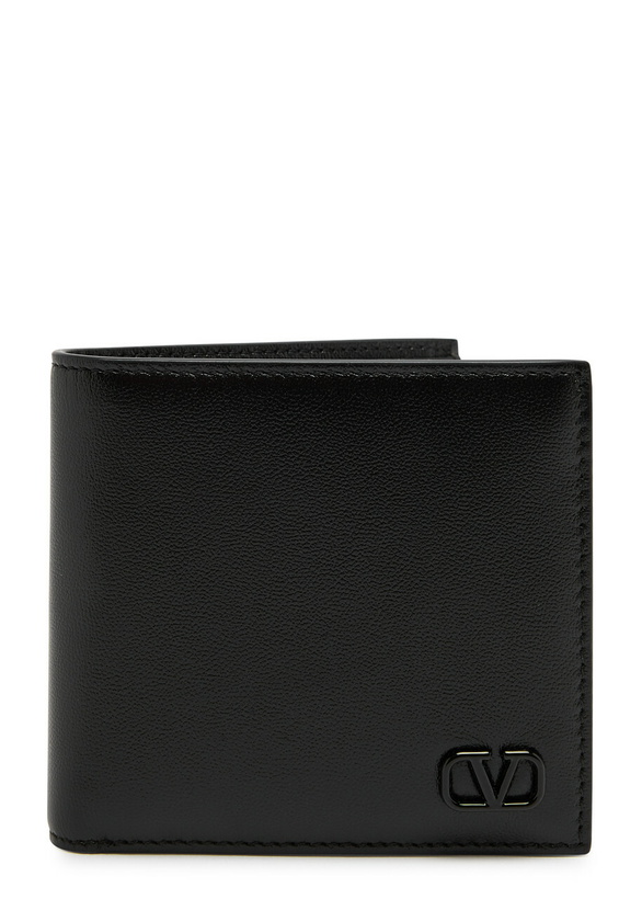 Photo: Valentino VLogo Leather Wallet - Black - One Size