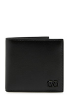Valentino VLogo Leather Wallet - Black - One Size