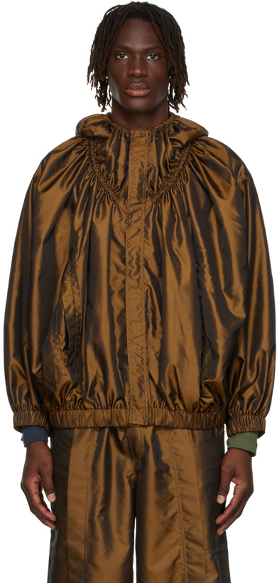 Photo: Situationist Brown Gathered Jacket