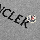 Moncler Men's Text Logo T-Shirt in Grey Marl