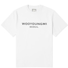 Wooyoungmi Men's Large Logo T-Shirt in White
