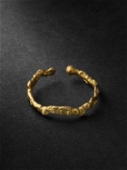 Healers Fine Jewelry - Small Hammered Gold Ear Cuff