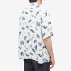 Visvim Men's Wallis Print Vacation Shirt in Blue