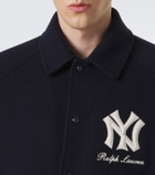 Ralph Lauren Purple Label x MLB shearling-lined twill blouson jacket