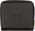 Rick Owens Black Zipped Wallet