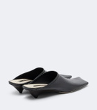 Christen Edge leather mules