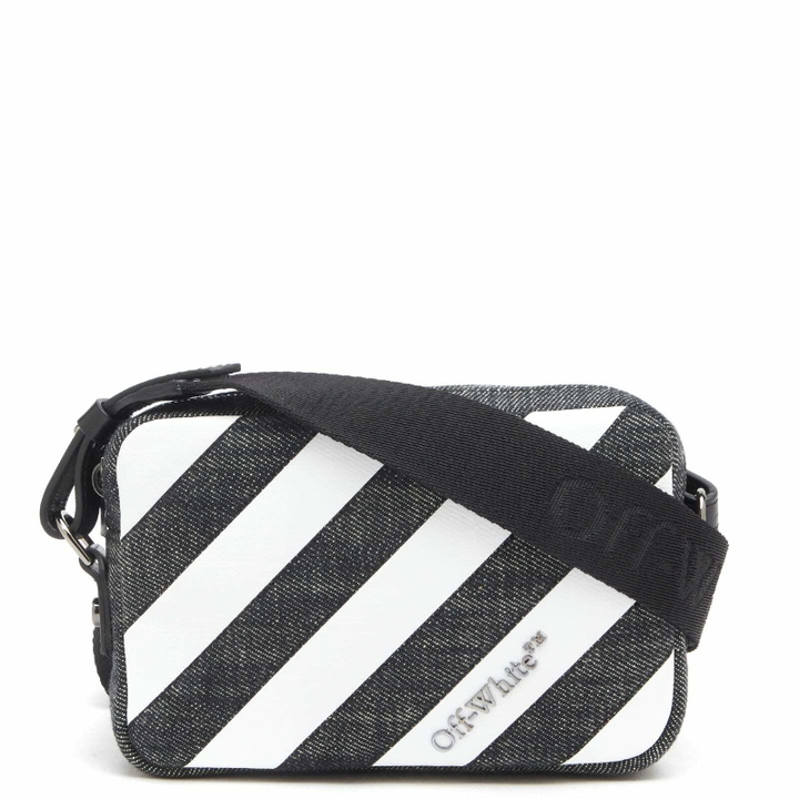 Photo: Off-White Women's Quilting Diag Camera Bag in Black No Color 