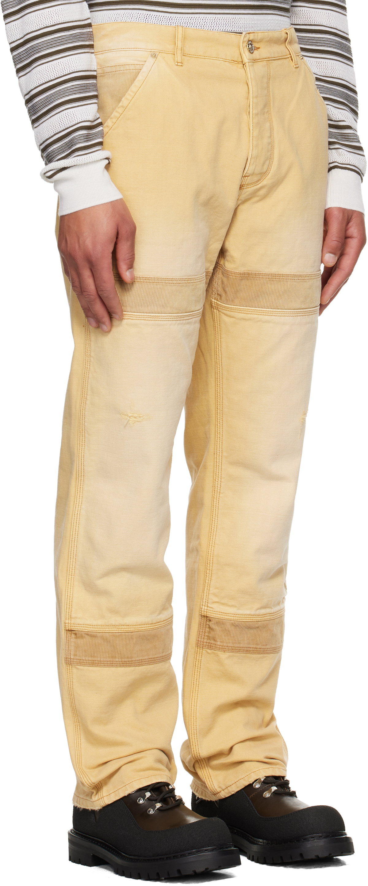Wales Bonner Beige 'The Sierra' Trousers