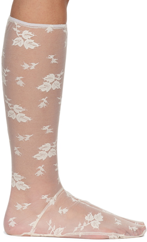 Photo: Yuhan Wang Off-White Lace Socks