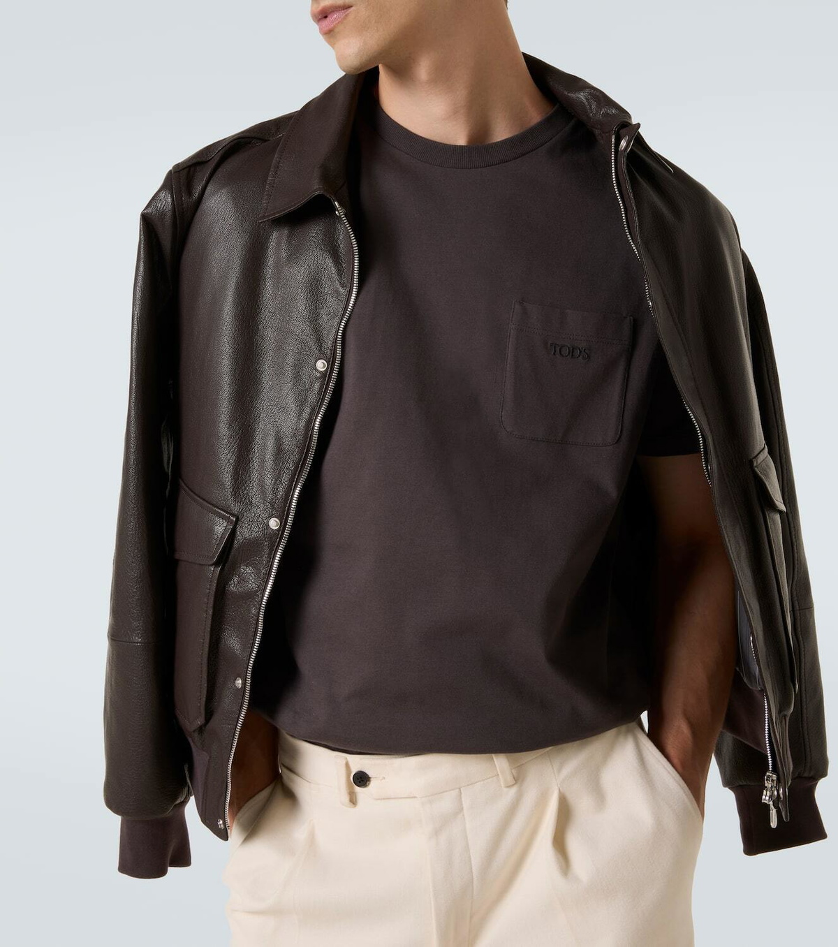 Tod's Logo cotton jersey T-shirt
