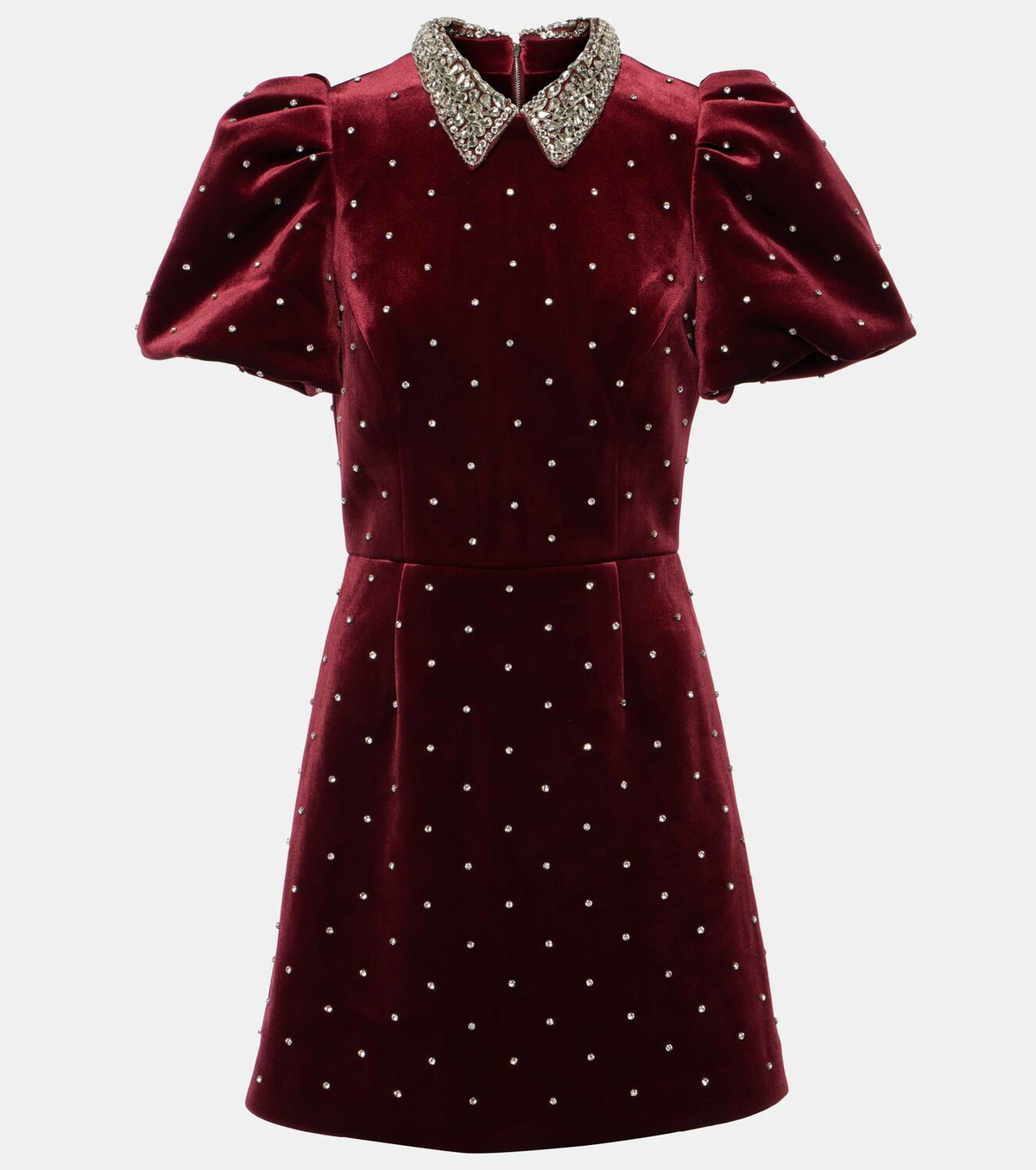 Rebecca Vallance Vanessa embellished velvet minidress