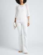 Peserico Womens Sweater in White
