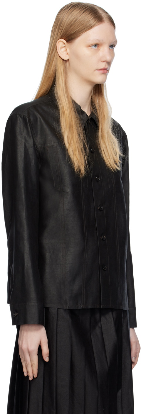 UMBER POSTPAST Brown Mud-Dyed Shirt