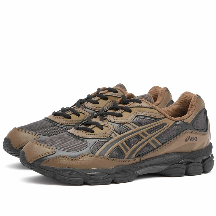 Photo: Asics Men's Gel-NYC Sneakers in Dark Sepia/Clay Canyon