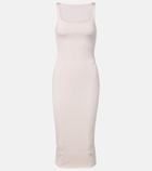 Alaïa Knitted jersey midi dress