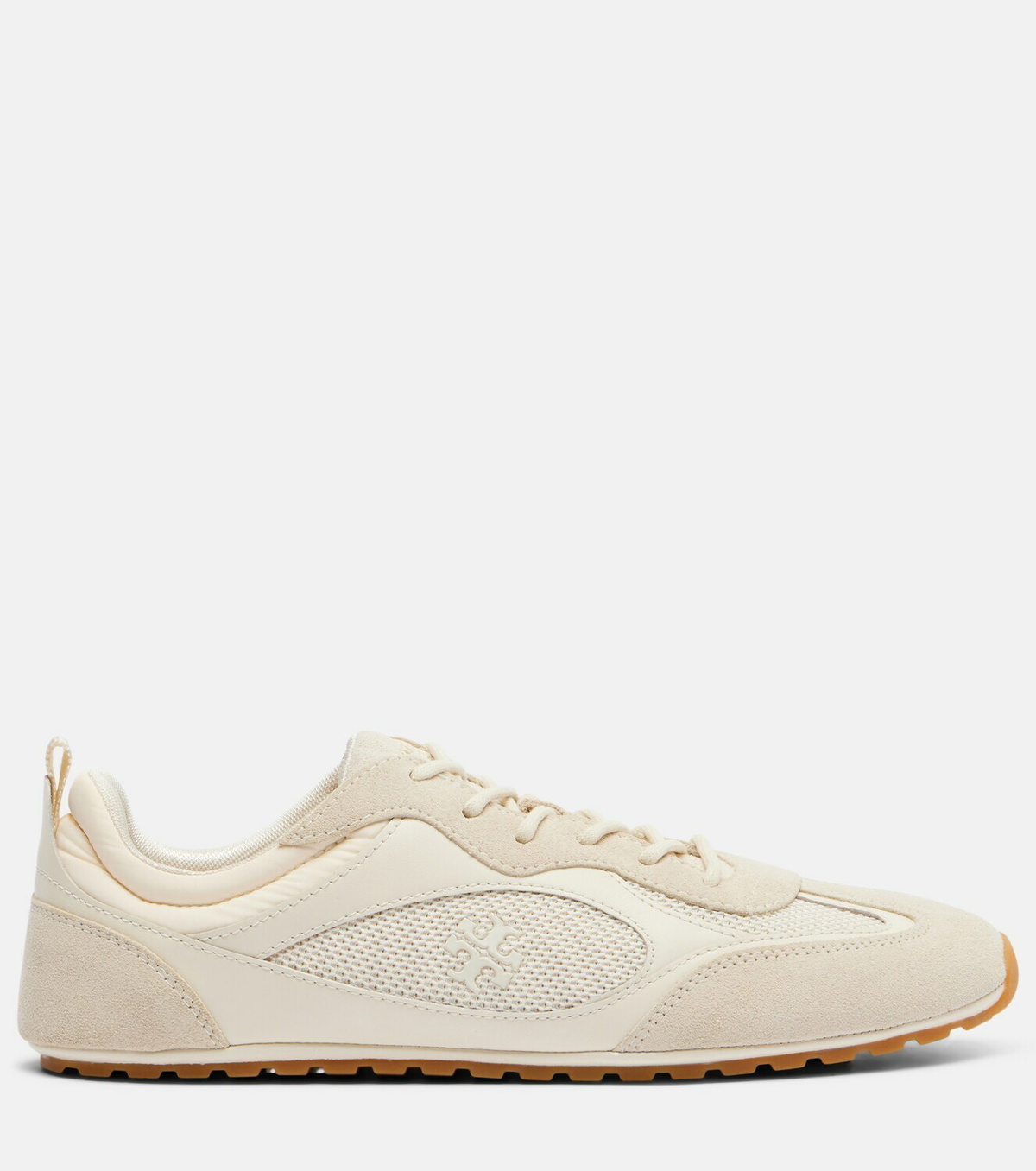 Tory Burch Field suede and leather-trimmed sneakers