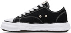 Maison MIHARA YASUHIRO Black Peterson23 OG Sole Canvas Low-Top Sneakers