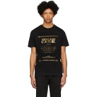 Versace Jeans Couture Black Warranty Label T-Shirt