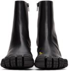 Balenciaga Black Leather Toe Boots
