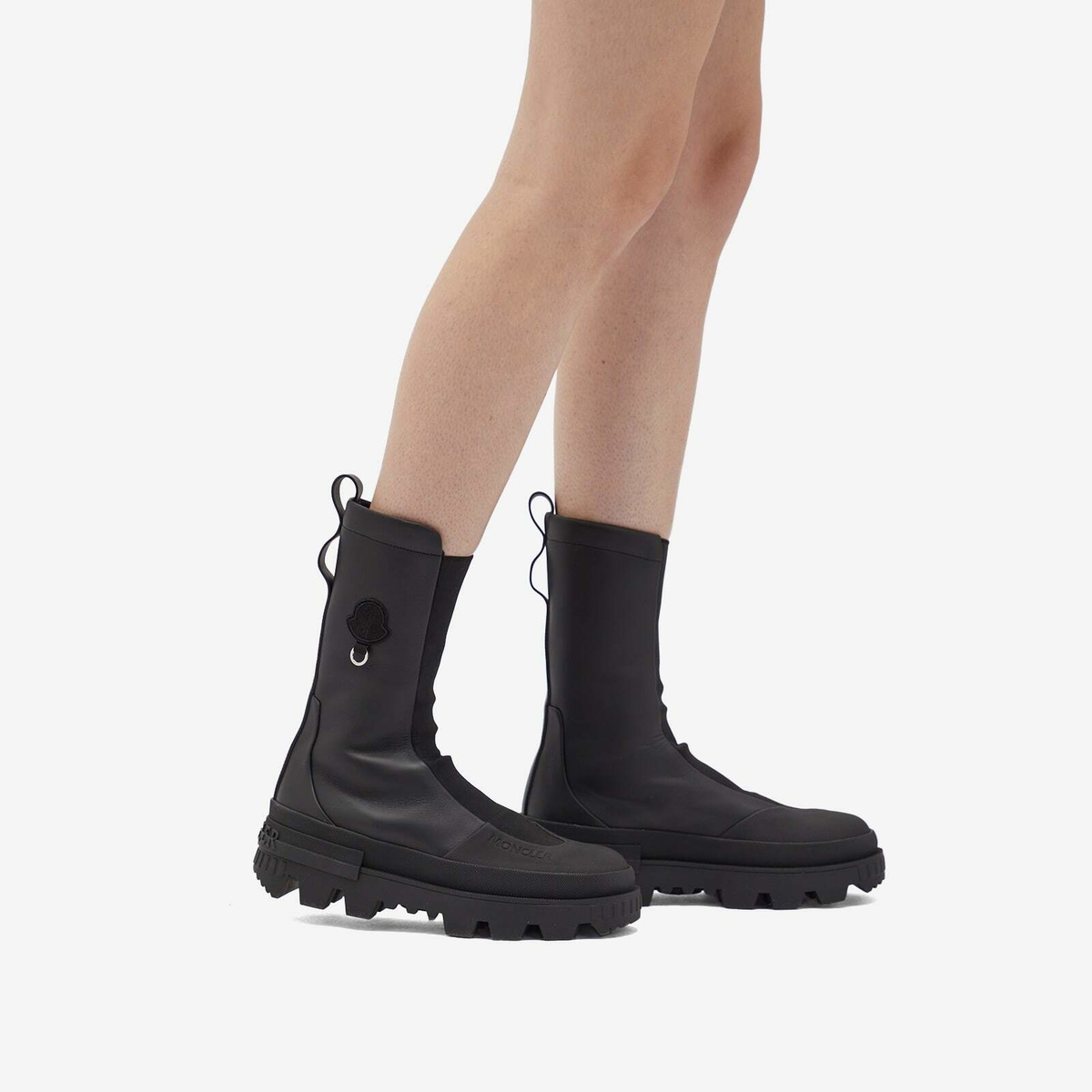 ミドルブーツ MONCLER Women Boots J209T4G00020M5583999 Black Moncler Women's Genius x Willow Smith Salix Boots in Black