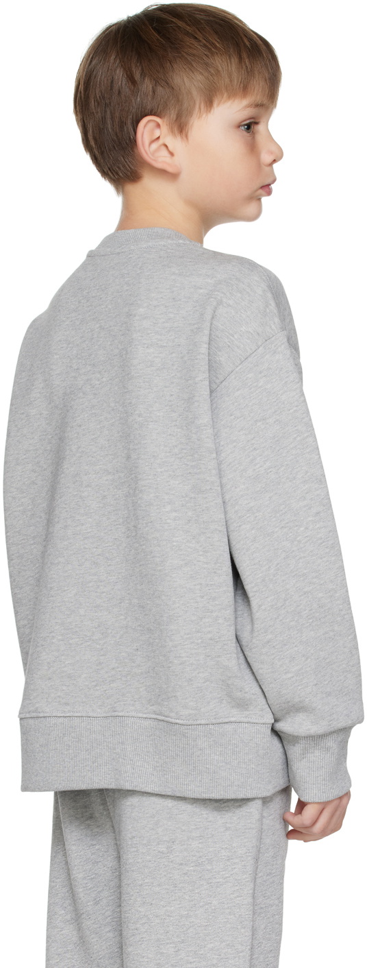 MM6 Maison Margiela Kids Logo Sweatshirt in Green