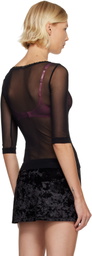 Fruity Booty Black Moss Wrap T-shirt