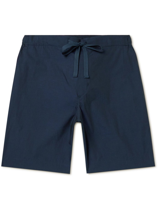 Photo: Orlebar Brown - Devlin Cotton-Poplin Pyjama Shorts - Blue