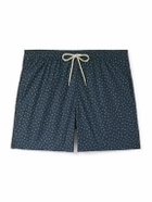 Massimo Alba - Kite Straight-Leg Mid-Length Polka-Dot Swim Shorts - Blue