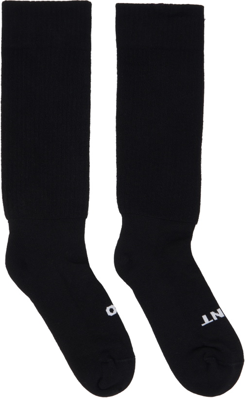 Photo: Rick Owens Black Temple 'So Cunt' Socks