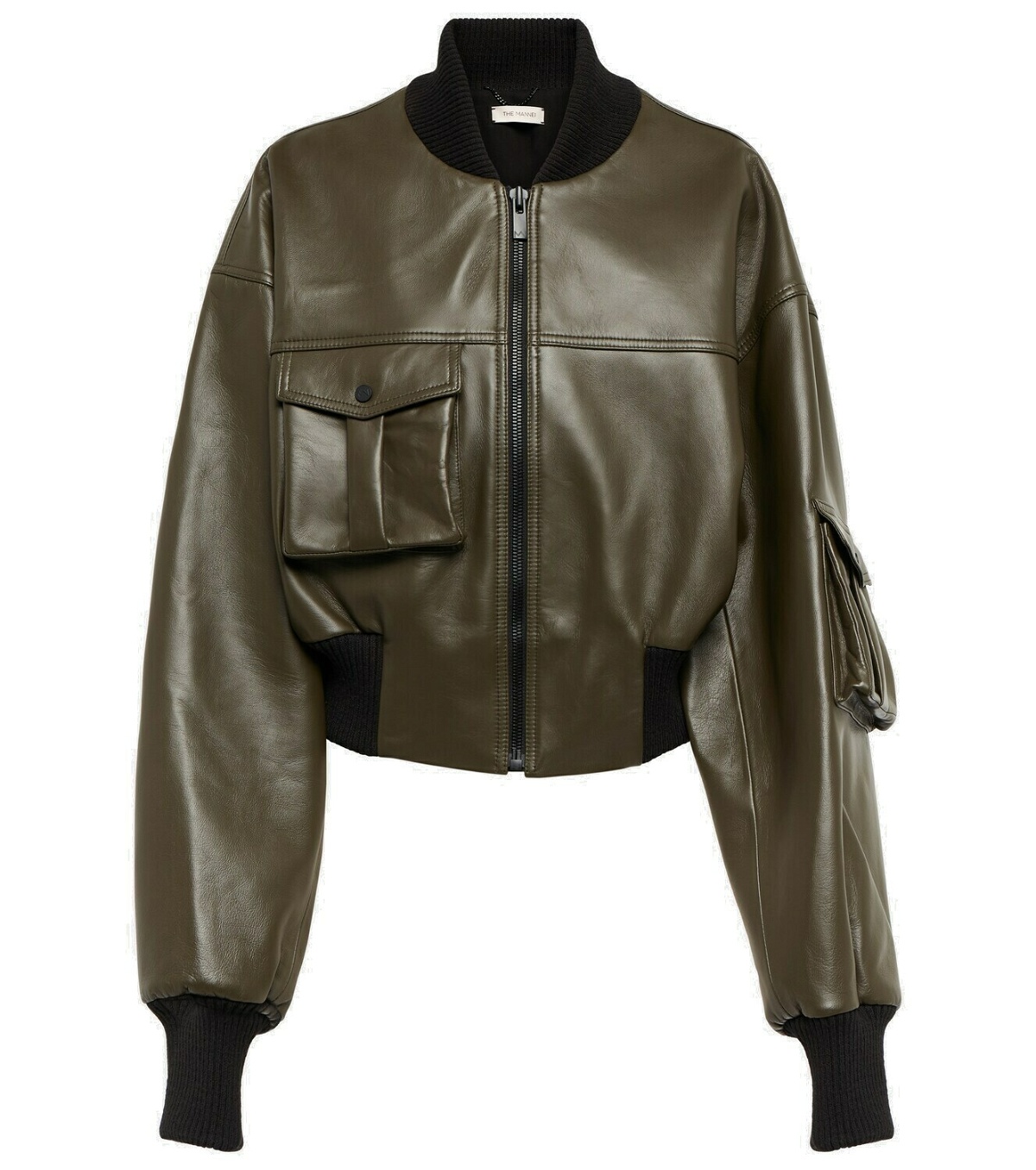 Photo: The Mannei Le Mans leather bomber jacket