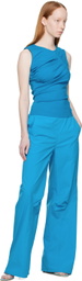 WYNN HAMLYN Blue Chandler Tank Top
