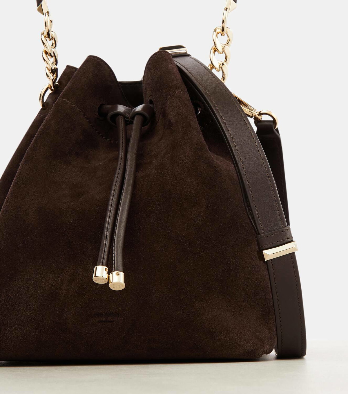 Jimmy Choo Bon Bon suede bucket bag Jimmy Choo