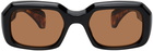 JACQUES MARIE MAGE Black Aldo Sunglasses