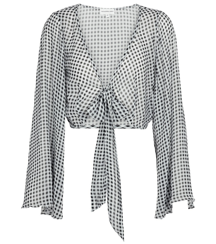 Photo: Alexandra Miro Natalia gingham crop top